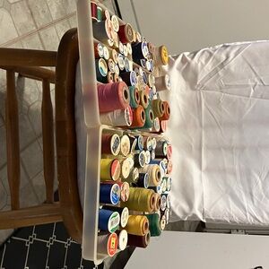 Fantastic deal.  100 spools of all types , makes , colors n amounts thread. Manu